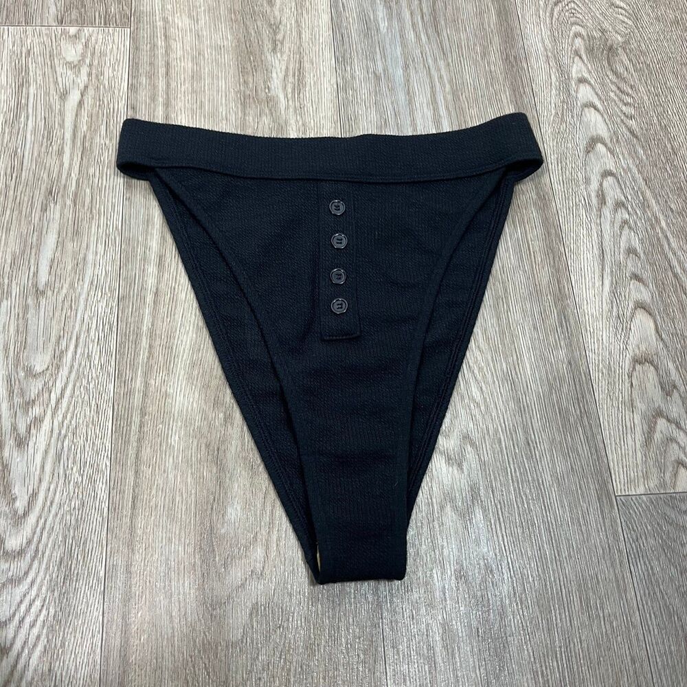 Tularosa Swim Bikini Rila Ribbed Bottoms Hi Rise Beach Pool
